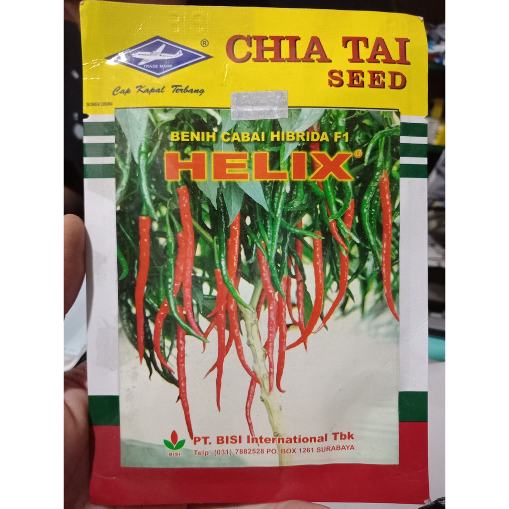 12gr Benih Cabe Keriting Helix Benih Cabe Merah Keriting Helix Benih Cabe Helix – Chia Tai Seed