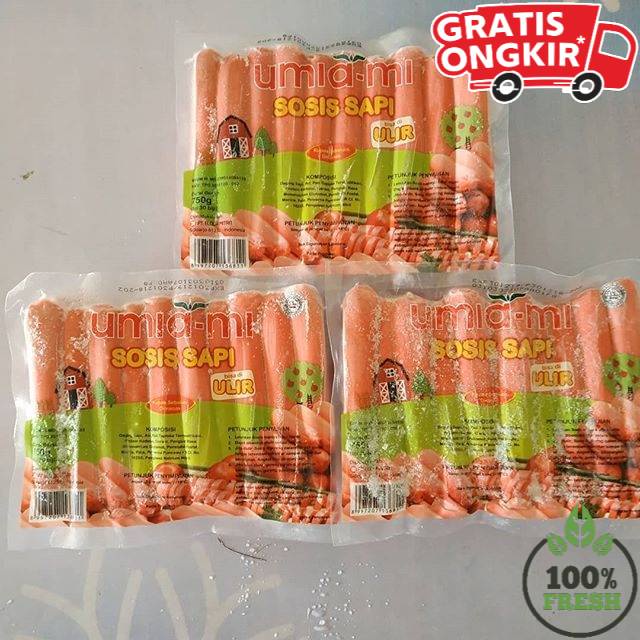 

[PASTI FRESH SIAP KIRIM] SOSIS ULIR UMI AMI 750g ISI 30