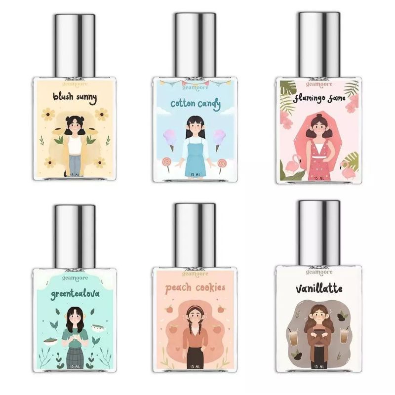 PARFUM GEAMOORE ADDICTED SERIES 15ML SPRAY BPOM