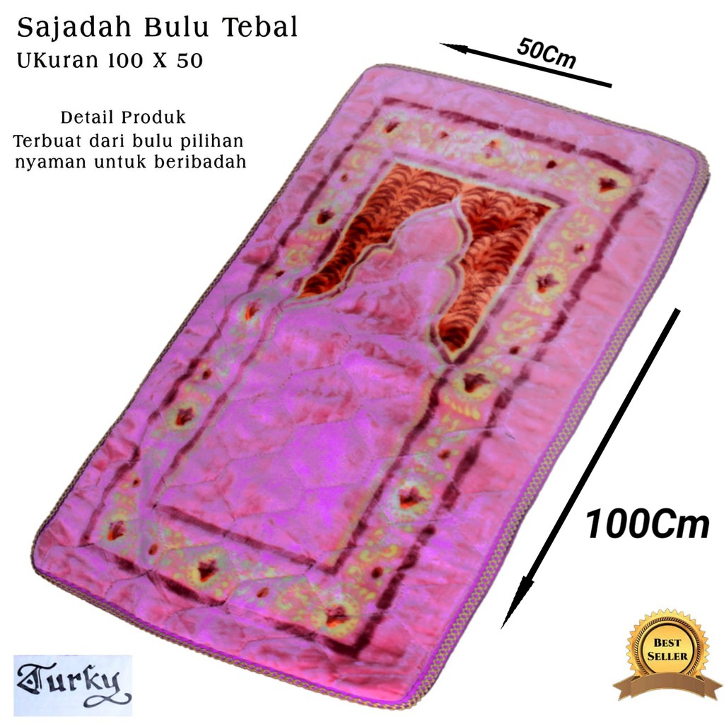 SAJADAH PINK TEBAL HAALUS BLUDRU HARGA GROSIR COD