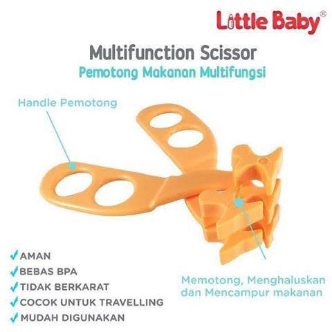 LITTLE BABY MULTIFUNCTION FOOD SCISSOR / PEMOTONG MAKANAN