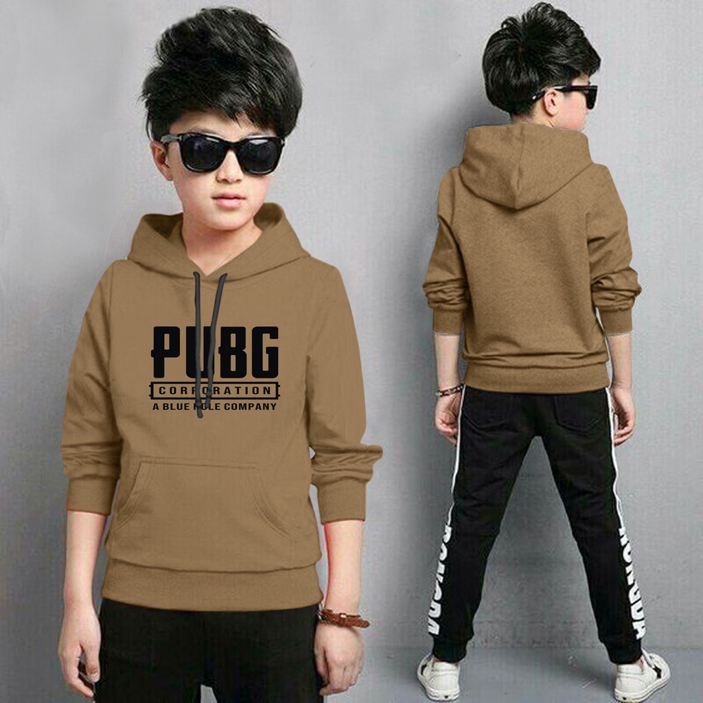 Jaket Anak Laki Laki/Jaket Anak Terbaru/Hoodie Anak Pubg Anak Gaming Bahan Fleece Tebal 4-11 TAHUN