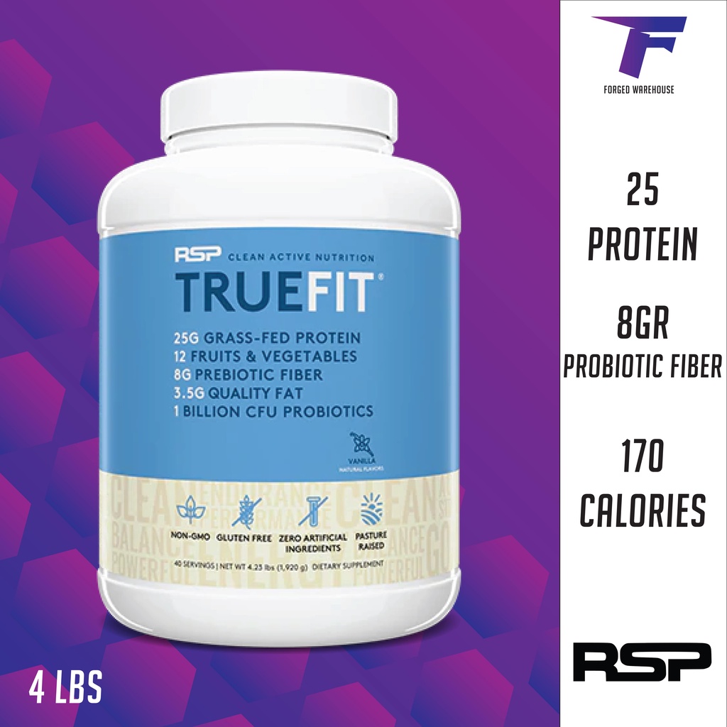 RSP Nutrition GrassFed Whey Protein & Meal Replacement Powder - 4 Lbs