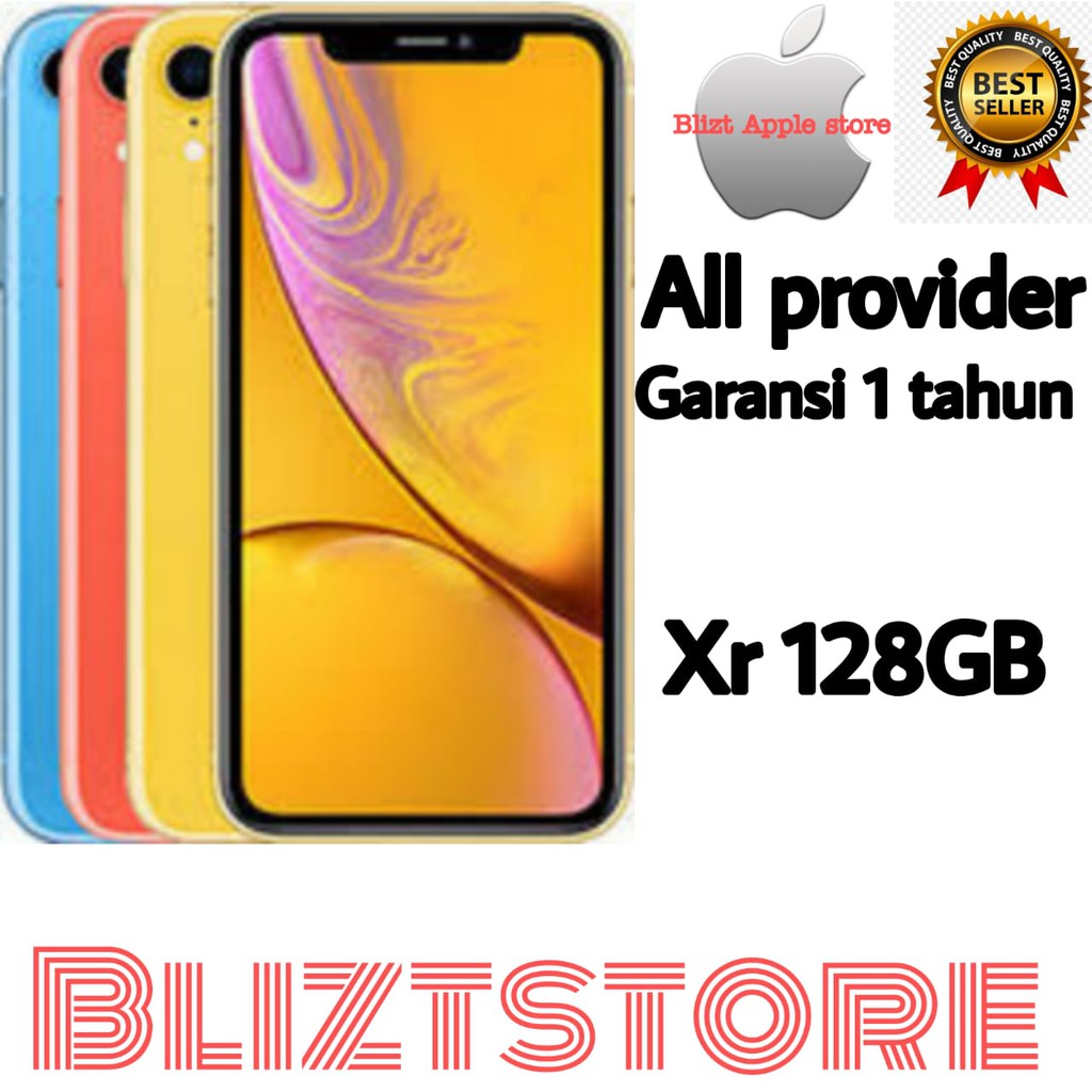 iPhone XR 128GB All Sim Silent Fullset Original Second Mulus100% 3utools All Green (Garansi 1 Tahun)