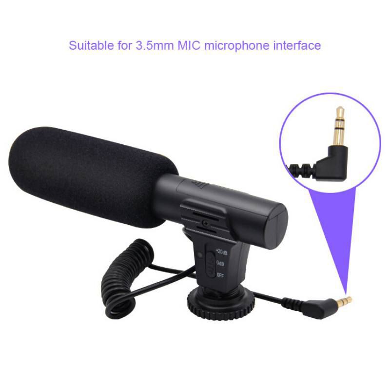 Mikrofon Shotgun Microphone Kamera DSLR