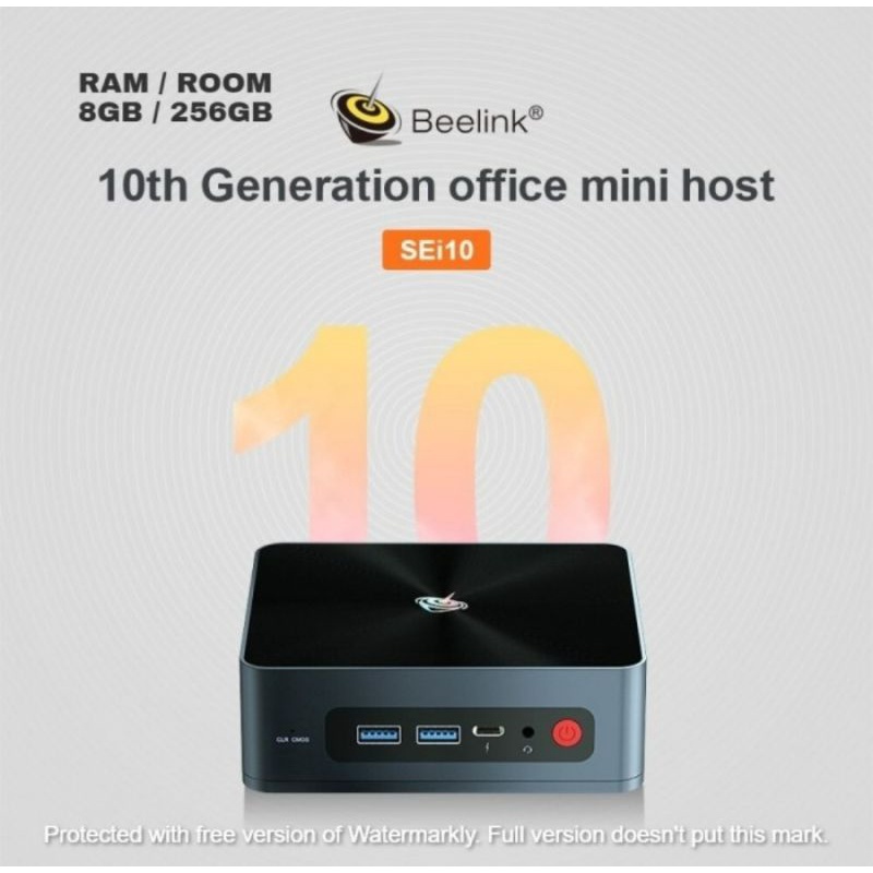 PC Mini PC Beelink SE110 Intel i3-10110U Office Desktop PC Windows Gen10