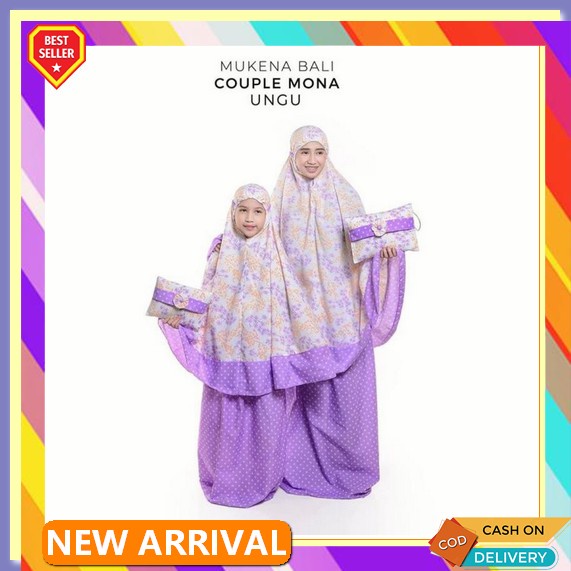 Chil | Mukena Couple Ibu Dan Anak Roseta Melati Rayon Zabbania Mukenah Terbaru Maheswari Dewasa ✨𝗠𝗨𝗞