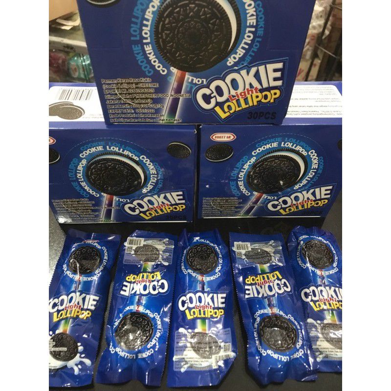 

Cookie Light Lolipop / permen mirim oreo isi 30