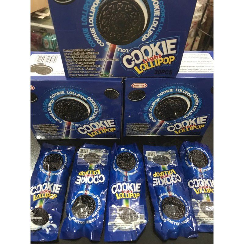 Cookie Light Lolipop / permen mirim oreo isi 30