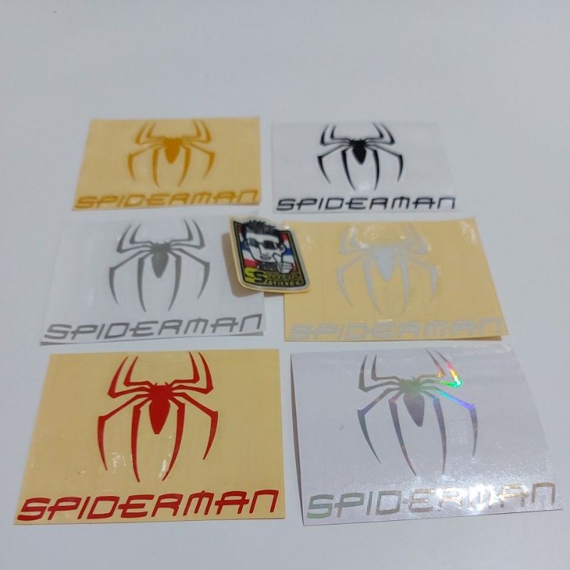 

STICKER LOGO SPIDERMAN CUTTING