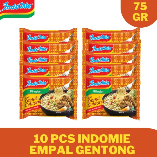 

Promo Bundling 10 Pcs Indomie Kuah Rasa Empal Gentong Murah