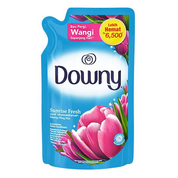 Downy Pelembut Sunrise Fresh Pouch 780Ml