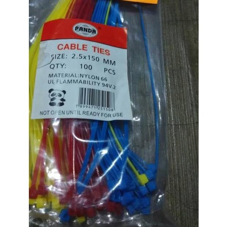 

➺ Kabel Tis Cable Tie Ties Insulock Insulok 150mm 15cm Warna ✯