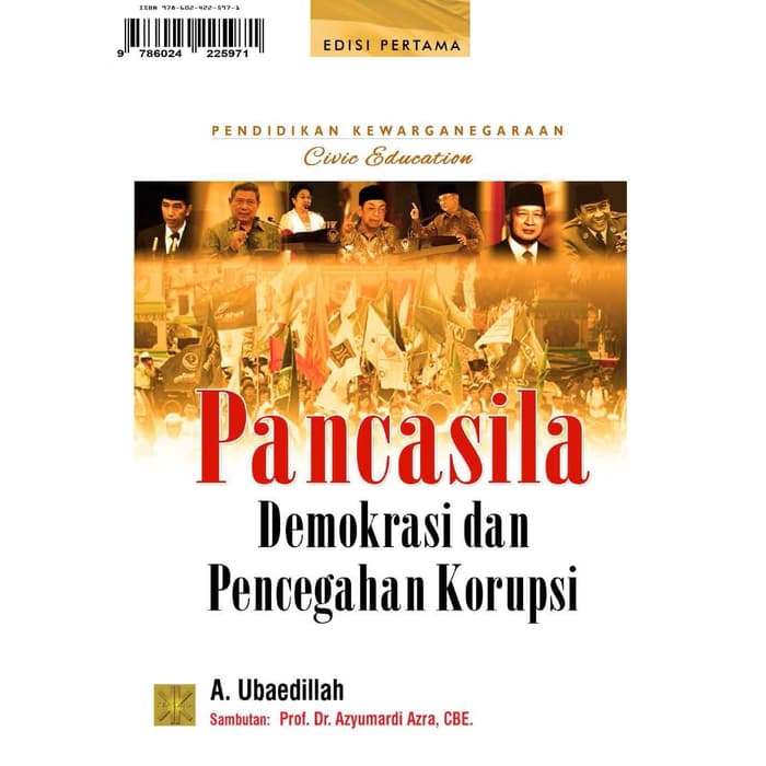 

BUKU ORI PENDIDIKAN KEWARGANEGARAAN PANCASILA, DEMOKRASI DAN PENCEGAHAN - A. UBAEDILLAH