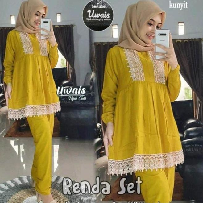 daster arab/setelan arab lengan panjang - navy