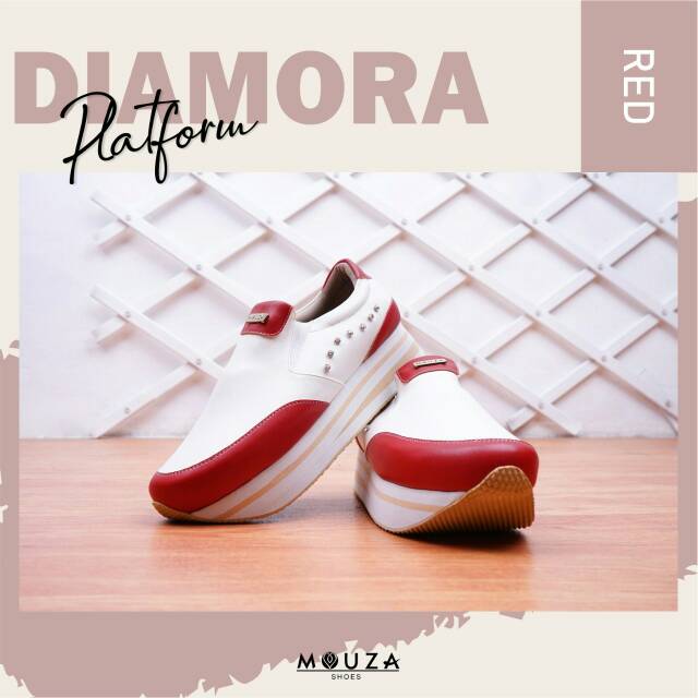 MOUZA - READY STOCK Sepatu Diamora by MOUZA / Sepatu Platform / Sepatu TERLARIS / Sepatu