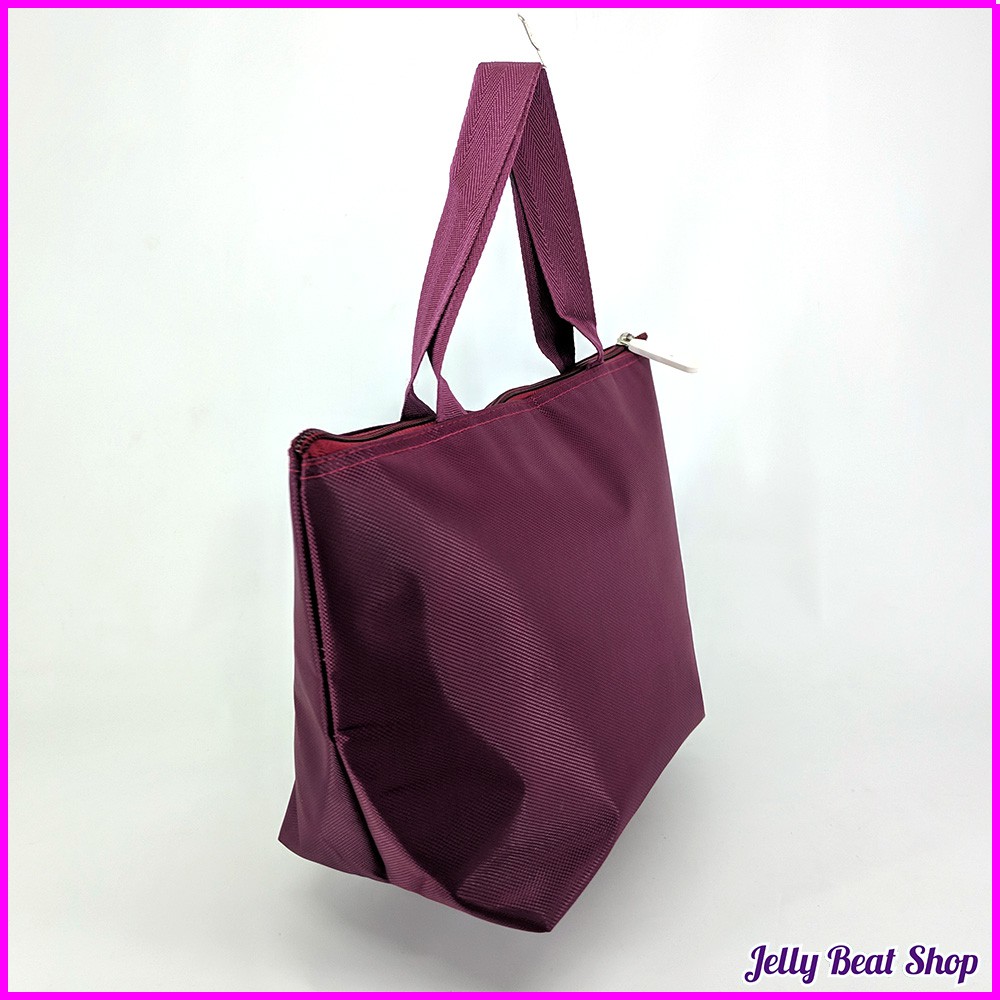 Tas Teng-teng iNSULATED MAROON tote bag / goodie bag / totebag