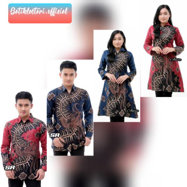 Batik lestari Zipper Dian Putri/Couple