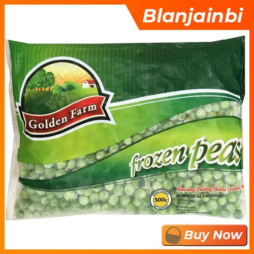 

Golden Farm Frozen Peas / kacang Polong Beku