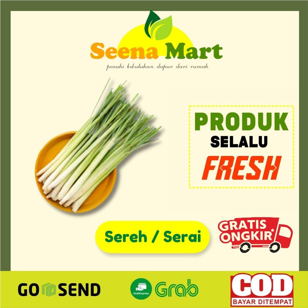 

Daun Sereh Serai 1 Ikat Bumbu Dapur Wangi