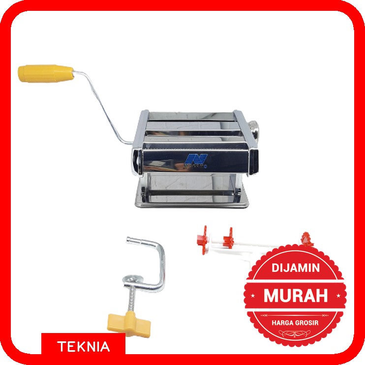 Pasta Maker - Alat pembuat Mie - Alat Giling Mie, Kulit Pangsit, dan Molen