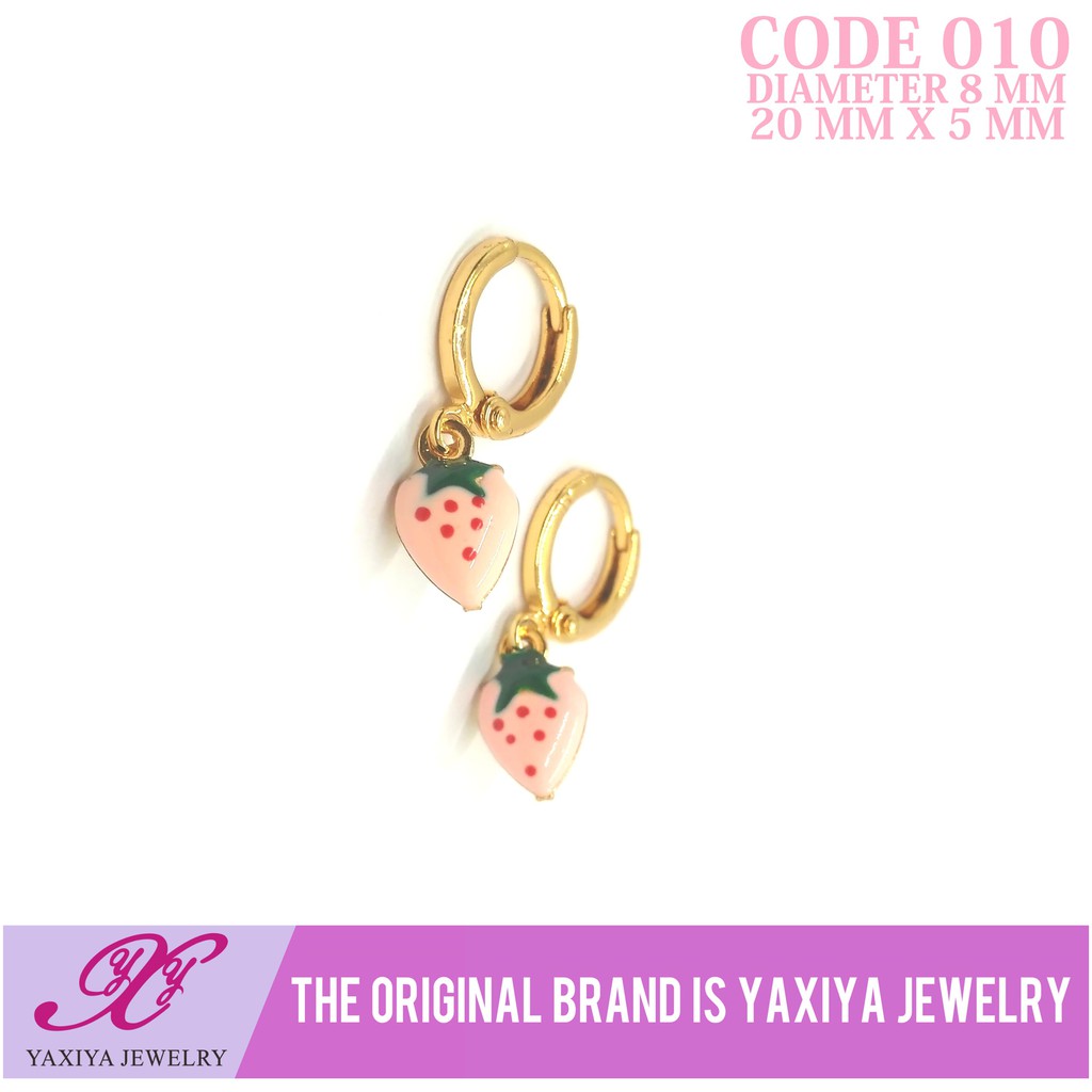 

Anting Anak Lapis Emas Perhiasan Imitasi Gold 18K Yaxiya Jewelry 010