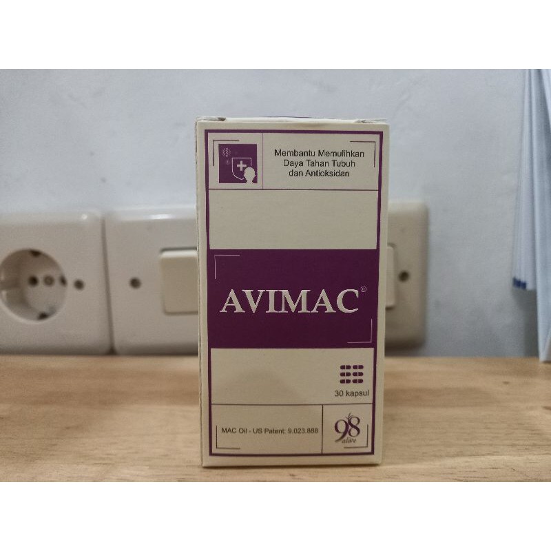 AVIMAC 98alive suplemen daya tahan tubuh ECER ISI 15 kapsul