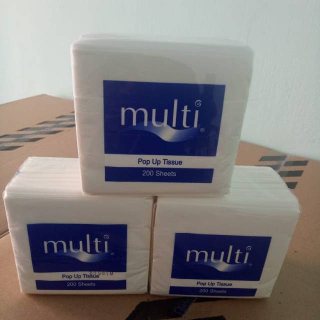 Tissue Tisu Multi Tisu Murah Multi Pop Up 200 sheet 2 ply Tisu Wajah