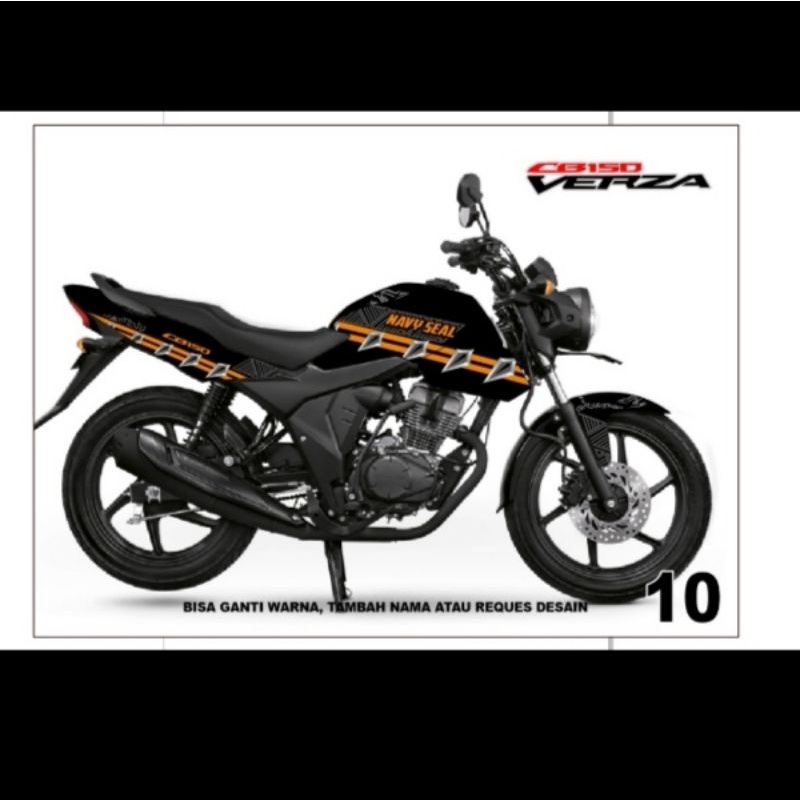 Sticker decal Verza CB 150 Full Body Striping Motor Verza CB 150 Sticker  Verza CB 150 Decal Sticker