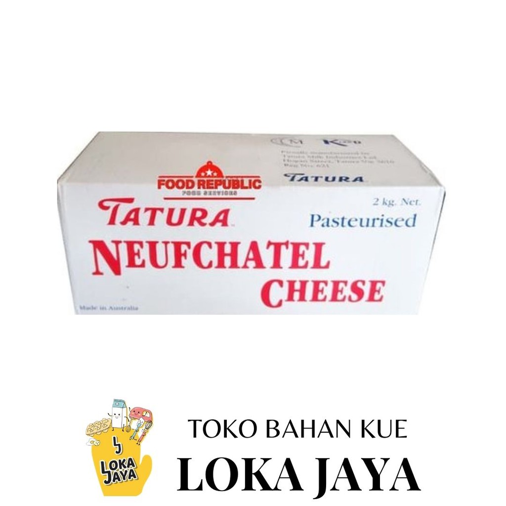 

TATURA NEUFCHATEL CREAM CHEESE / KRIM KEJU 2 KG (ONLY GRAB EXPRESS)
