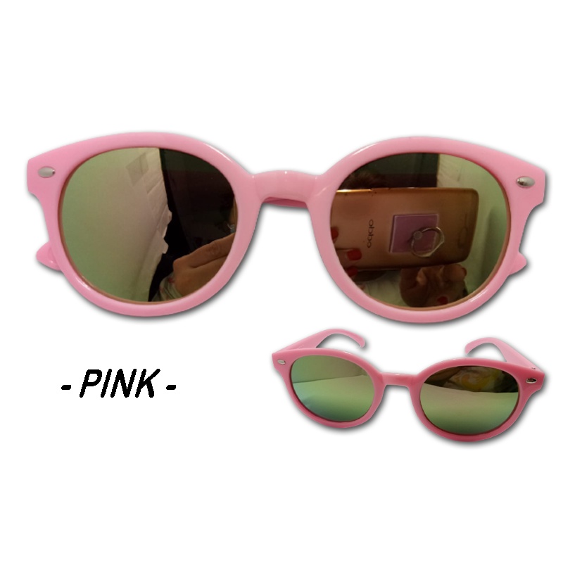 Brand New Kids Sunglasses Kacamata hitam anak anak Perempuan dan laki-laki Frame Oval Bulat Multicolor Kacamata Fashion anak Kaca mata Anti UV kacamata Fashion Korea Kpop