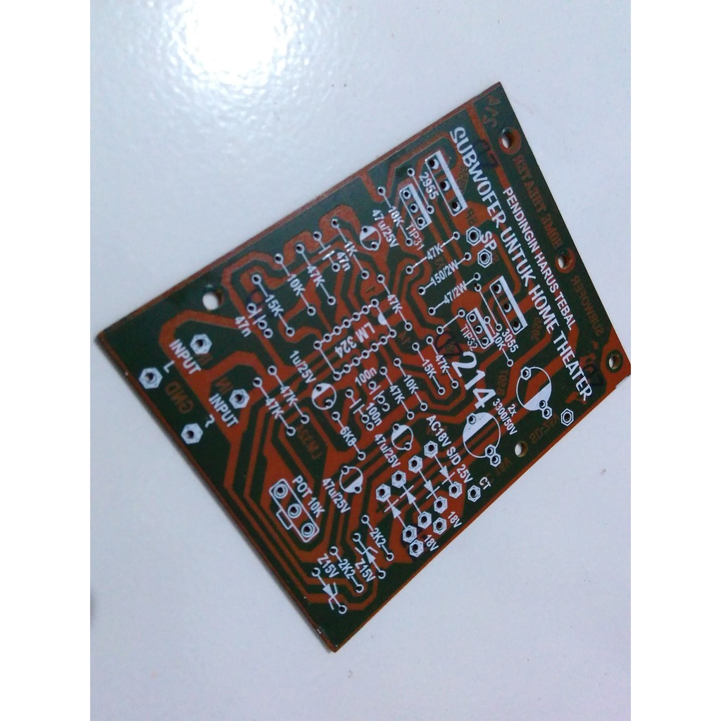 PCB Amplifier Subwoofer Home Theater 214