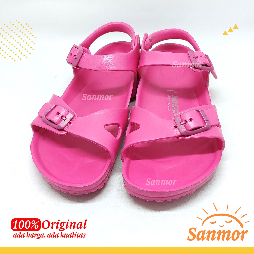 Sandal Anak Perempuan - Birkenstock PRELOVED ORIGINAL Sandal Rio Eva Beetroot Purple (Size 34)