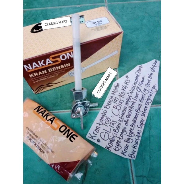 KRAN TANGKI BENSIN HONDA GL100 GL125 GLK GL 100 CG110 CG125 CG CB K3
