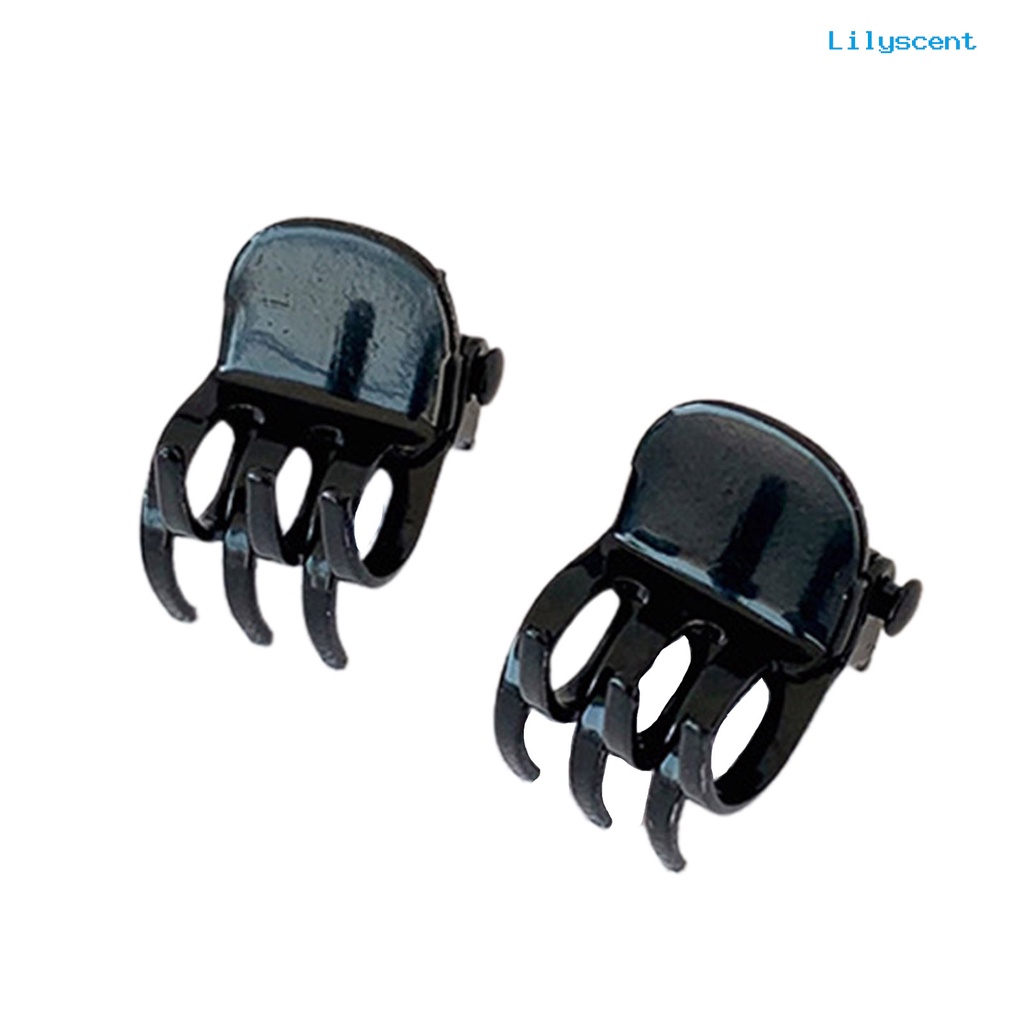 Ls 2Pcs Jepit Rambut Mini Anti Slip Untuk Wanita