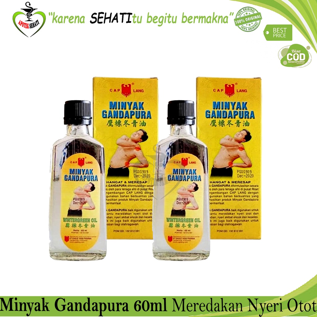 DISKON!! MINYAK GANDAPURA CAP LANG 60ML