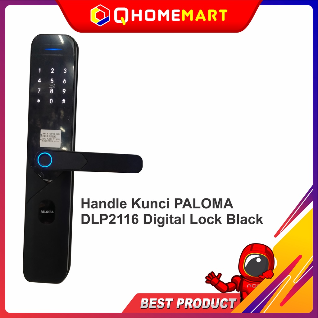 Handle Kunci PALOMA DLP2111 DLP2116 Smart Digital Lock Black