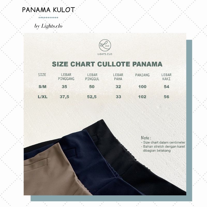 Lights.clo - Panama Kulot