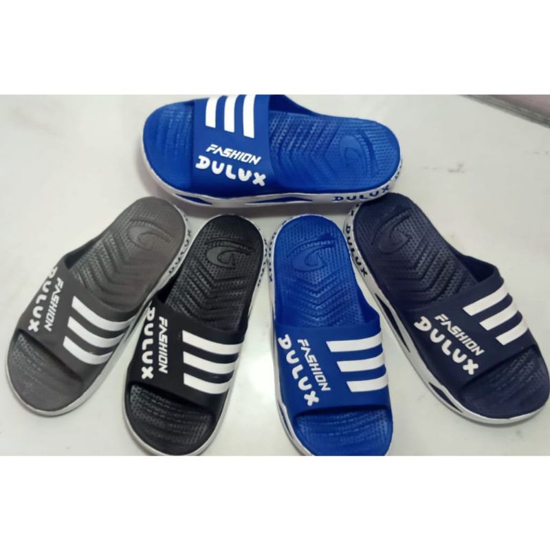 SANDAL SLIDE KARET PRIA DULUX CQ 076/Sandal Pria Dulux Facion/Sandal Cowok Slip-On/Sandal Karet Pria Terbaru