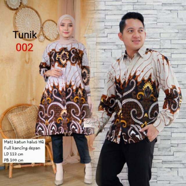 BATIK TUNIK  MUSLIM  TUNIK BATIK MANGGAR, PADI,SEKAR,CANTIK,KUBIS,KIPAS,DAUN,KUPU,NADINE,GENDIS