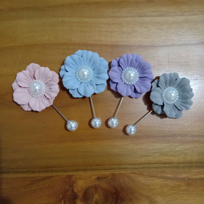 TUSPIN BUNGA SUEDE / TUSPIN JILBAB / TUSPIN MUTIARA / TUSPIN MURAH / GROSIR TUSPIN