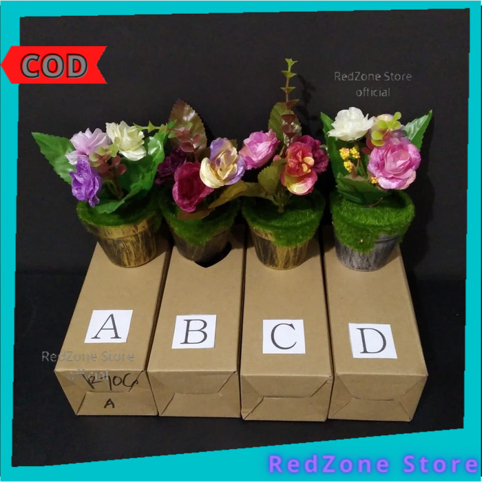 Bunga Hias Plastik Besar Sudut Rumah Murah Minimalis Pajangan Rumah Tanaman Palsu Aesthetic Pohon Hi