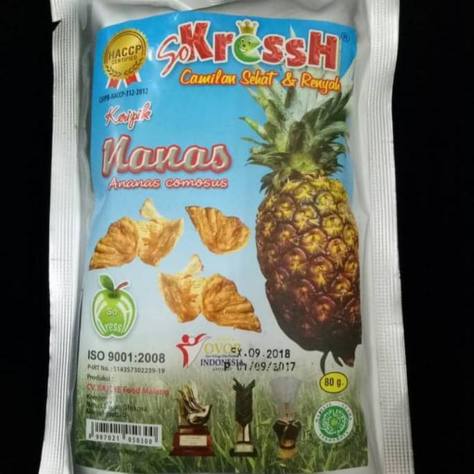 

keripik kripik nanas so kressh