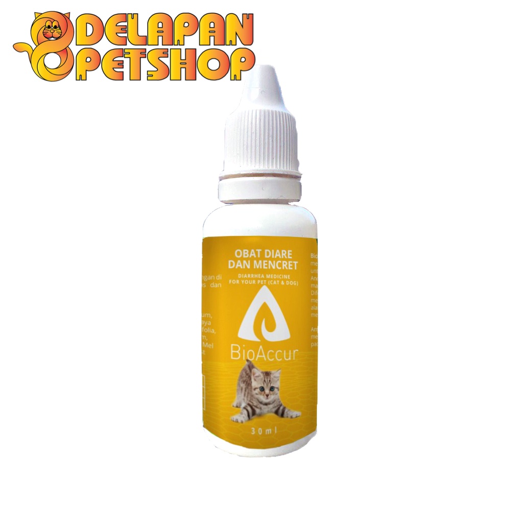 BioAccur Obat Diare &amp; Mencret 30 ml for Cat &amp; Dog untuk Kucing dan Anjing