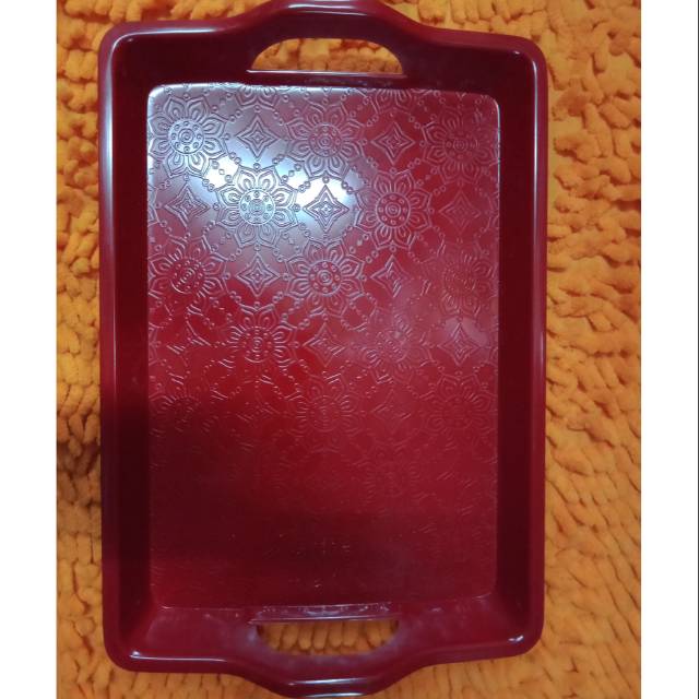 Nampan melamin gagang kotak merk golden unicorn