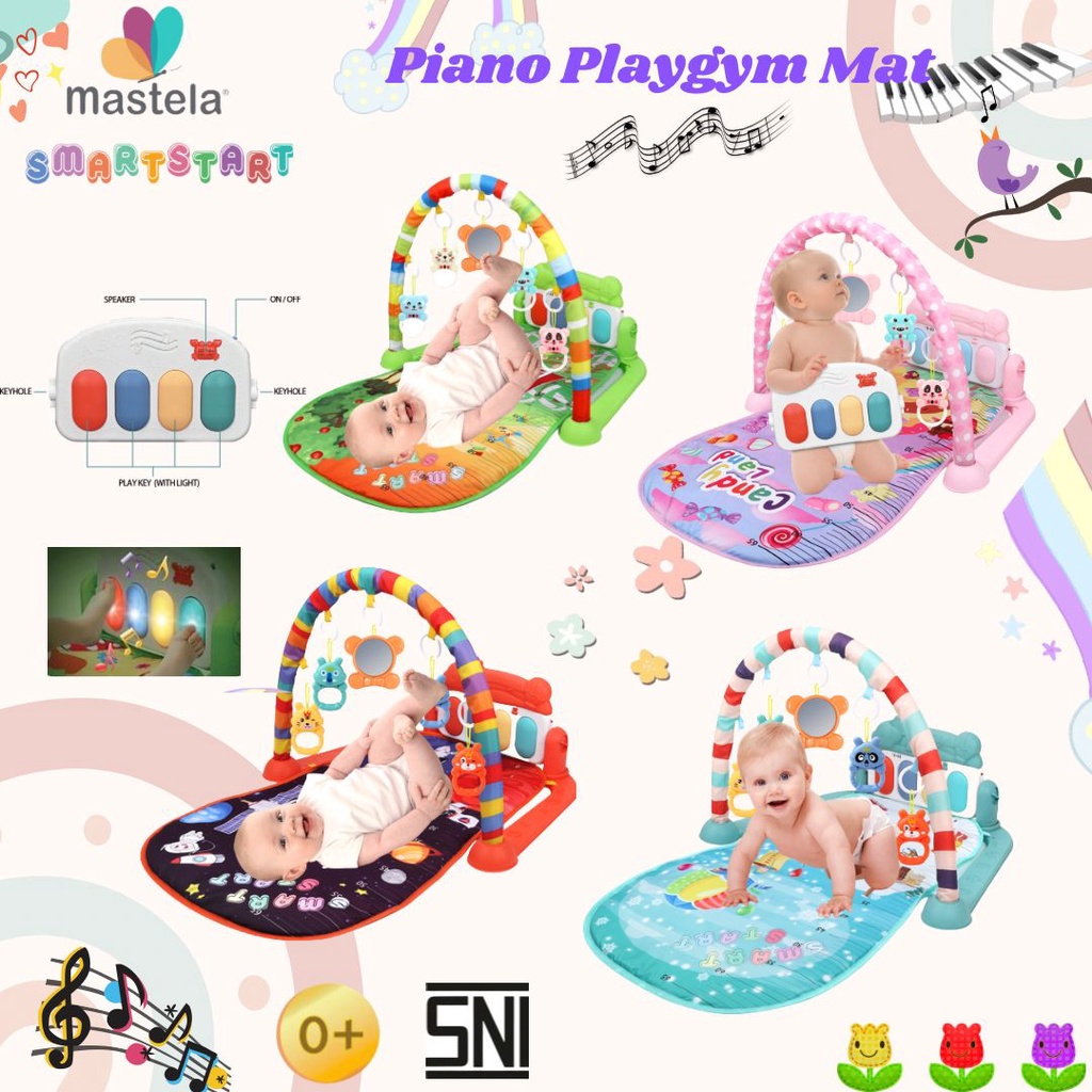 Mastela Piano Playgym Mat Playmat Edukasi Bayi