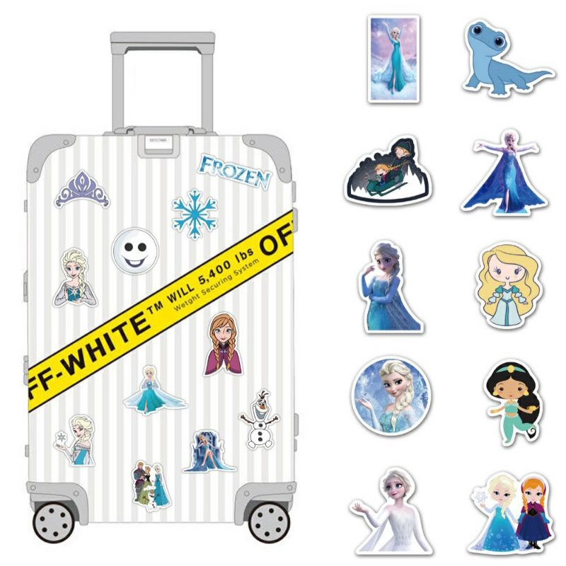 Stiker Frozen Princcess Elsa Anna Anti Air