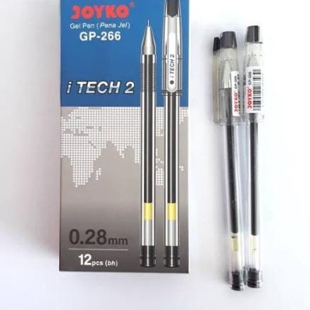 

Terbaik pulpen hi tech 0.28 /pen gel / ballpoin Hi-Tech Joyko 12 Pcis 이