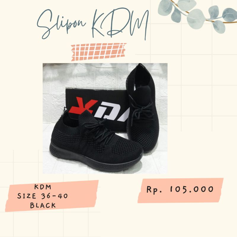 KDM SHOES BLACK