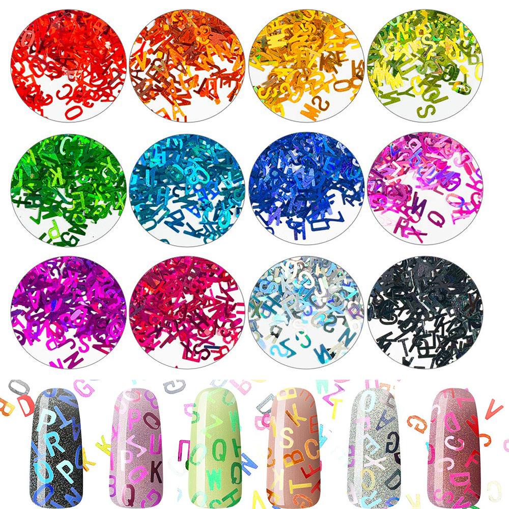 Mxbeauty Dekorasi Nail Art Manicure DIY Stiker Nail Art Hologram